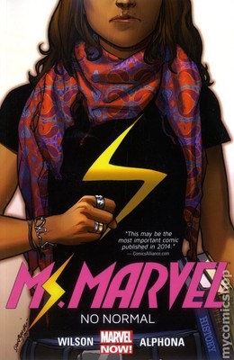 Ms. Marvel TPB #1-1ST FN 2014 Stock Image