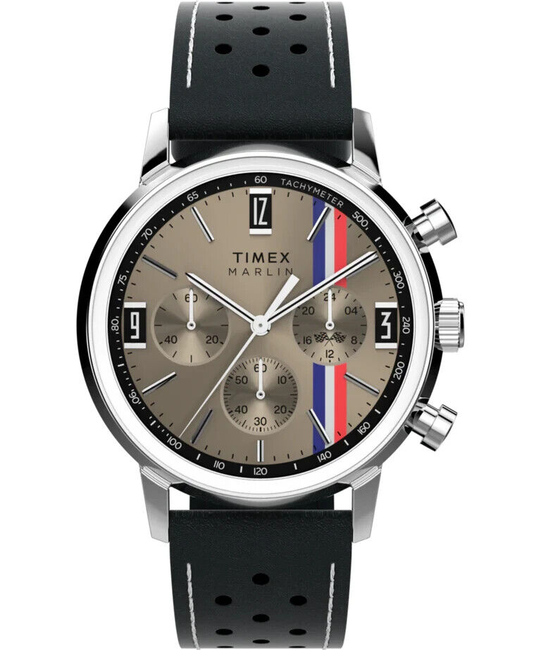 Timex Marlin Chronograph Tachymeter with racing strip 40MM Timex Marlin Chronograph Tachymeter with racing strip 40MM
