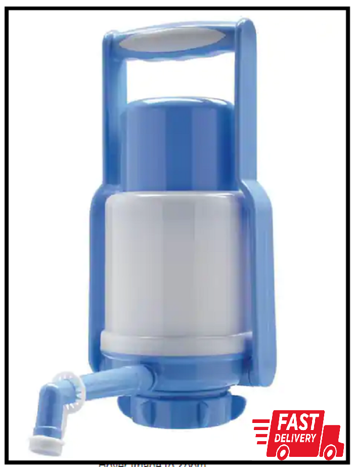 Primo Portable Jug Bottle Manual Pump Water Dispenser for 3 or 5 Gallon Jugs