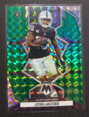 2022 Mosaic Josh Jacobs Green Prizm #116