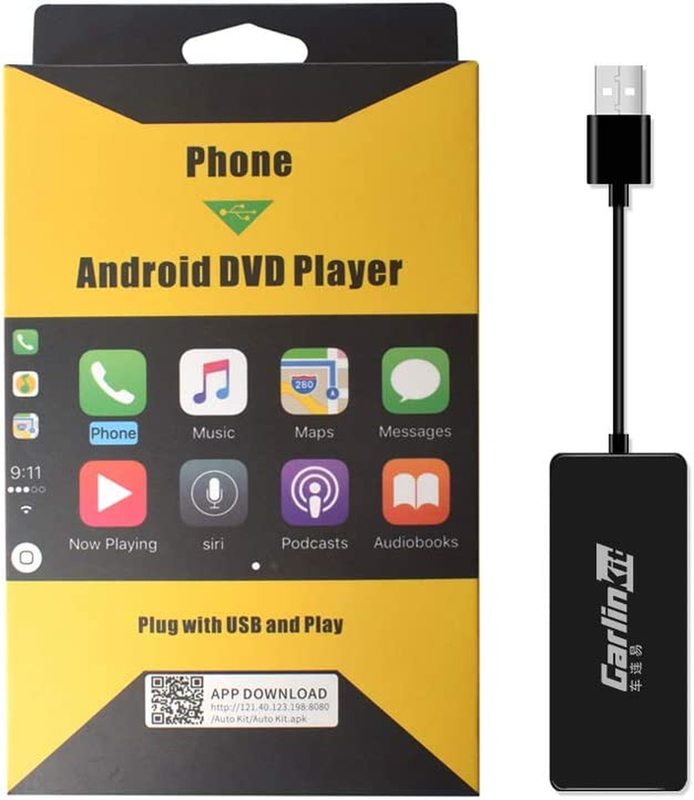 Carplay Dongle Wireless Wired Car Adapter Player Android IOS Box Auto USB