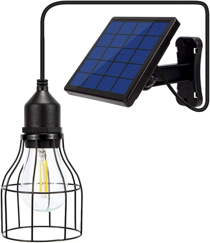 Solar Light Bulbs Chandelier Outdoor Hanging Extension Cable 9.8FT for Gazebo