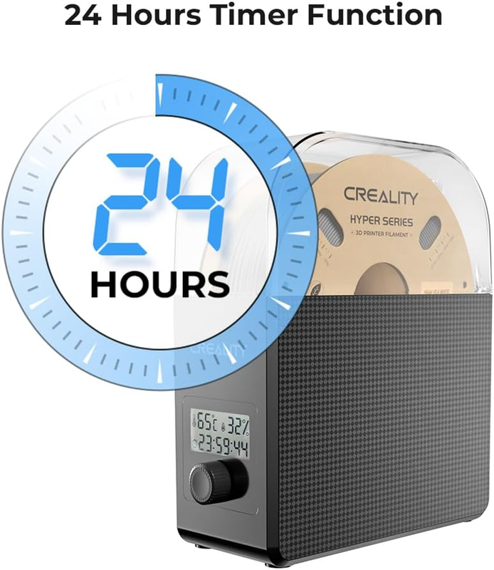 Filament Dryer Box Pro, Upgraded 360° Heating with Fan, Dust & Moisture-Proof St