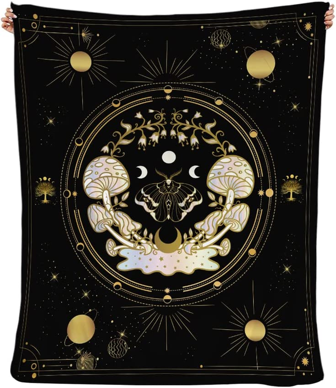 Fuzzy Soft Plush Moth Witchy Gifts Sun Moon