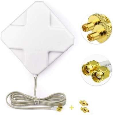 SMA LTE Antenna &TS9 Adapter for 4G LTE Router GSM WLAN Bluetooth HSDPA UMTS DCS