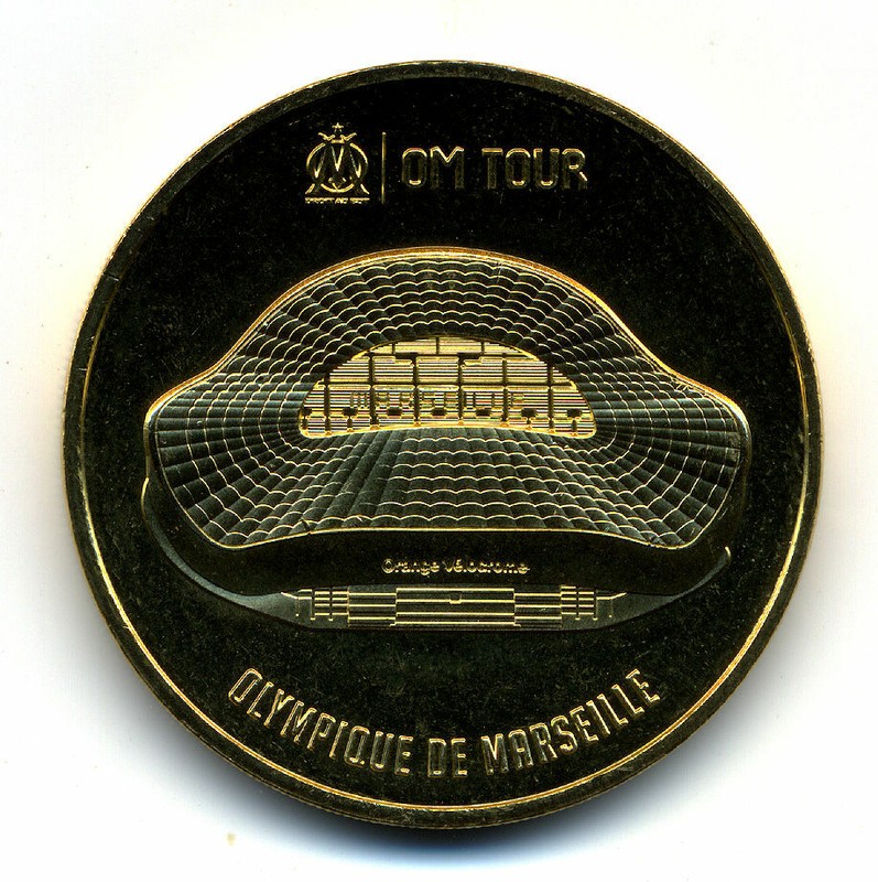 13 Marseille Om Tour, Orange VÃ©Lodrome, 2023, Monnaie De Paris