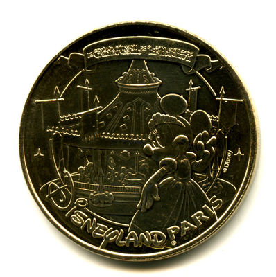 77 DISNEY Minnie et le carroussel, NG, Paris en gras, 2014, Monnaie de Paris