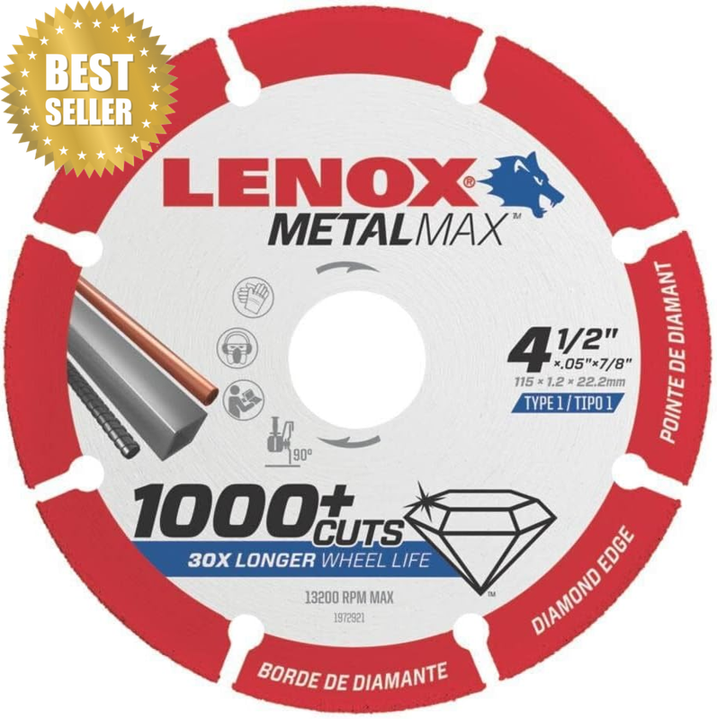 Tools Cutting Wheel, Diamond Edge, 4-1/2-Inch (1972921)