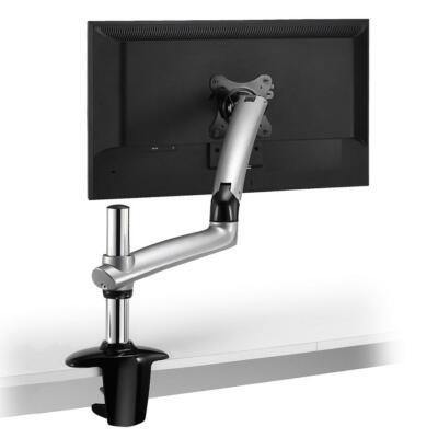 Cotytech Expandable Desk Mount Spring Arm Grommet Base - Silver