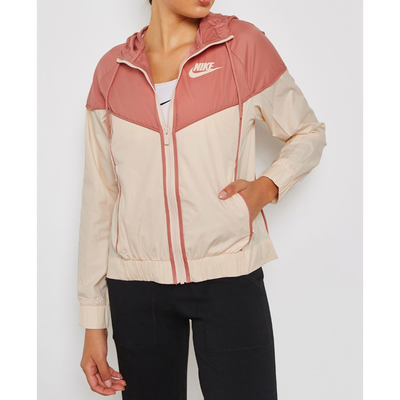NIKE Women s Sportswear Windrunner Jacket Rust Pink Full Zip