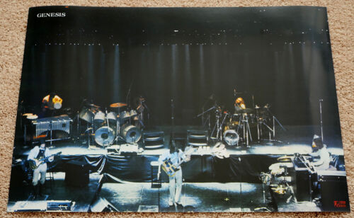 Genesis poster Genesis Wind & Wuthering Tour live on stage poster RaRe MINT