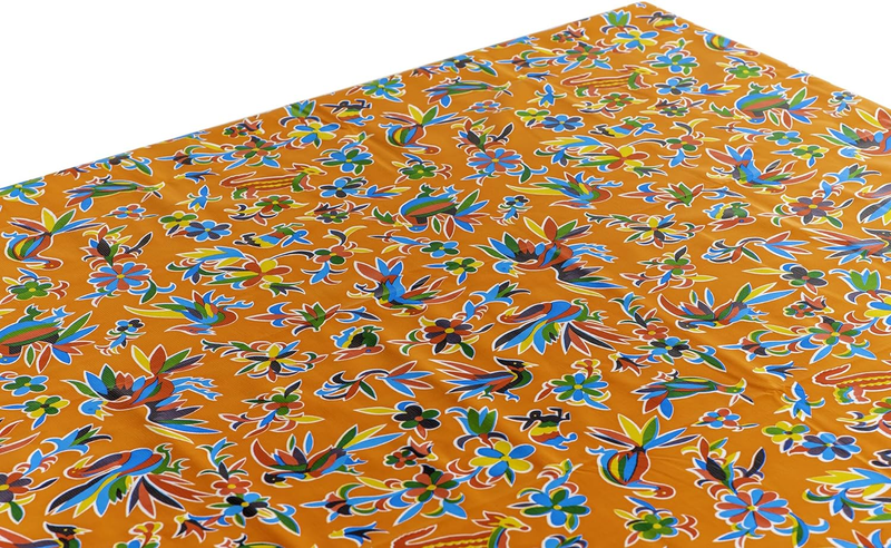Alux - Waterproof Oilcloth Table Cloth - Wipeable Tablecloths for Picnic - Non-F