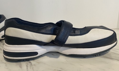 靴 Nike Golf mary jane strap shoes NIKE AIR BLUE & WHITE MARY JANE VELCRO GOLF SHOES SZ 9W