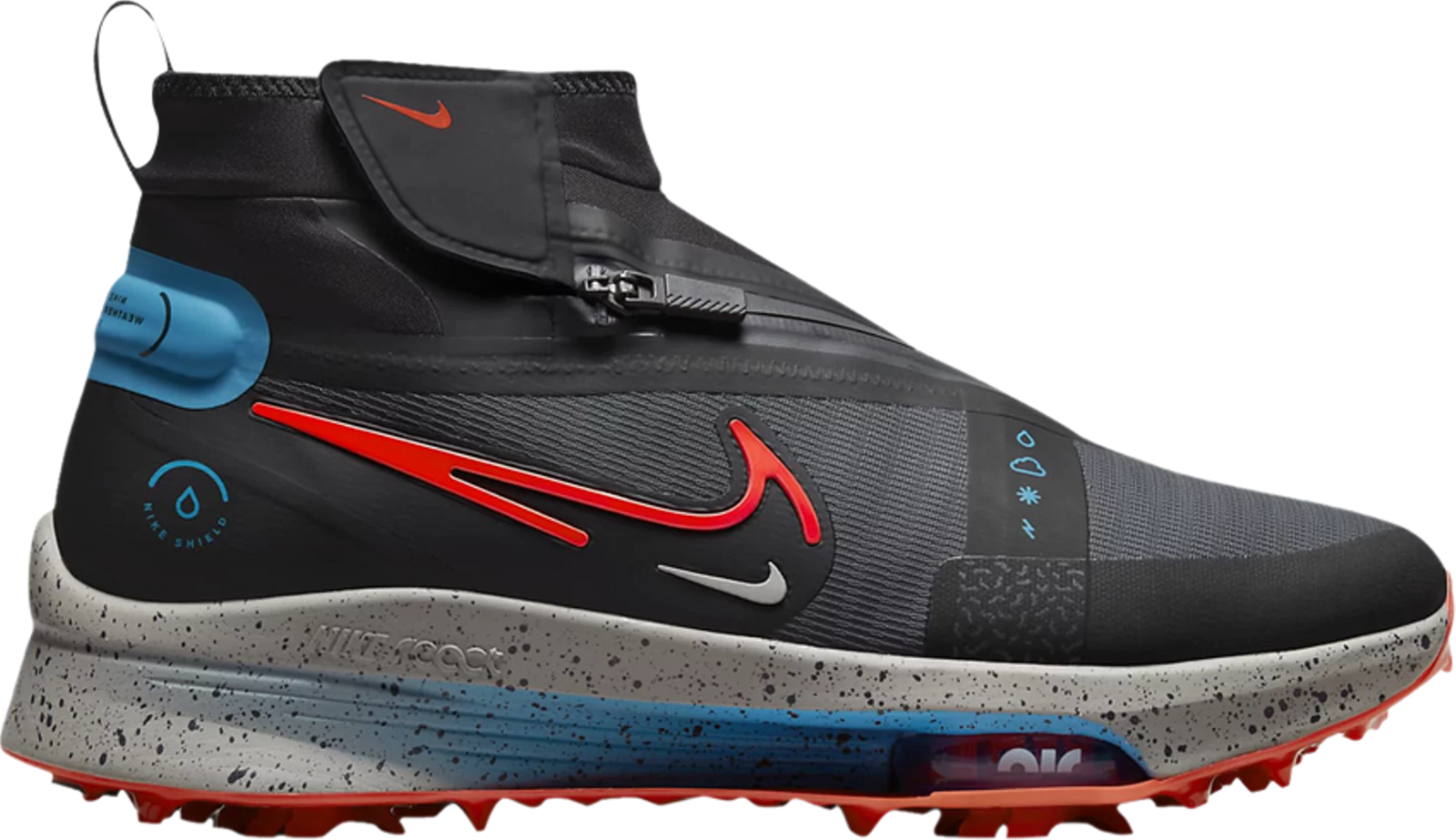 

Nike Air Zoom Infinity Tour 2 SHLD Shield Черный Красный Синий DO8997-060 Мужские 12, Nike Air Zoom Infinity
