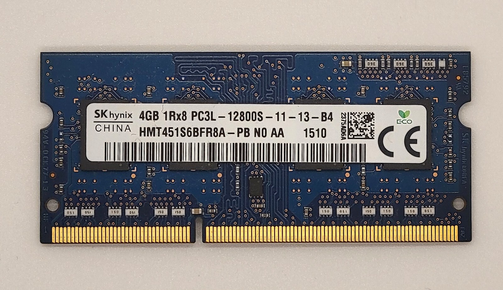 1379☆SK hynix PC3L-12800S-11-13-B4 4GB×2 計8GB 動作品 SK Hynix 4GB  HMT451S6AFR8A-PB DDR3 1Rx8 PC3L-12800S Laptop Memory