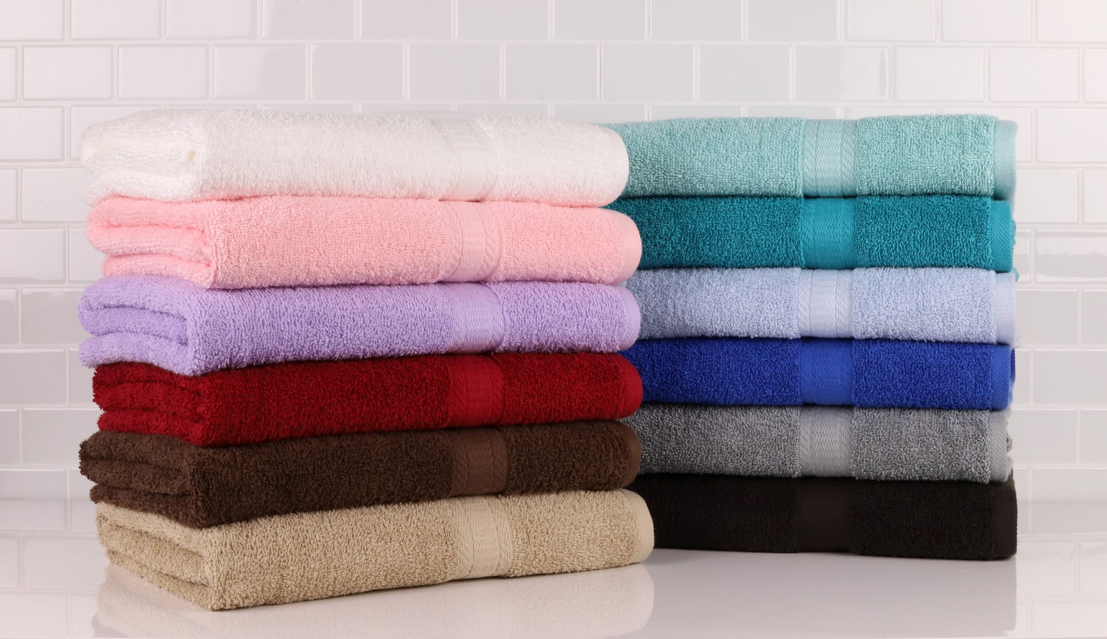 Mainstays Basic Solid 18-Piece Bath Towel Set Collection, School Grey