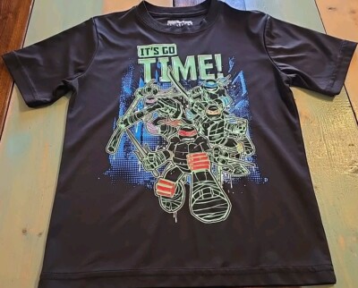 Boy's Nickelodeon Teenage Mutant Ninja Turtles Short Sleeve Shirt Size 6-7