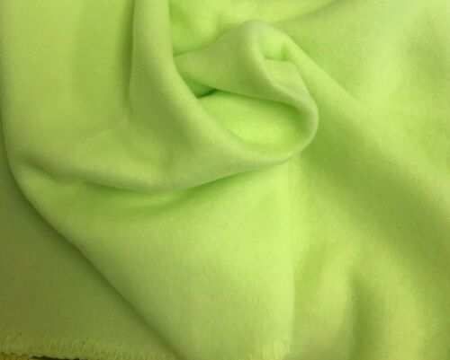 Baby King Fleece Blanket - 30" x 30" Extra Warm & Soft- Chartreuse