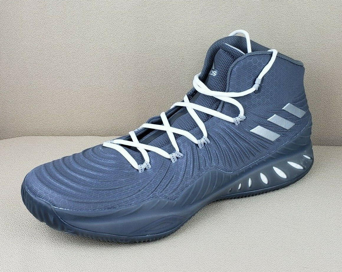 adidas Crazy Explosive 2017 BOOST Grey Basketball Shoes