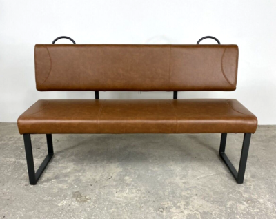 Vegan leather bench deals