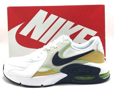 *NEW* MEN NIKE AIR MAX EXCEE WHITHE/OBSIDIAN-WHEAT GOLD (CD4165 119)