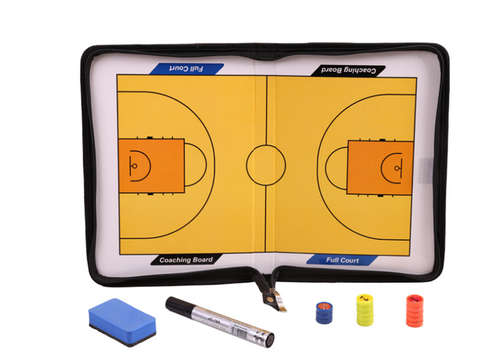 Basketball Taktiktafel Taktikmappe Trainer-Mappe Coachen Magnetisch Faltbar