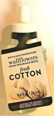 $$$AVE ~ 2PK ~ FRESH COTTON ~ Wallflower Refill Bulbs ~ Bath & Body Works