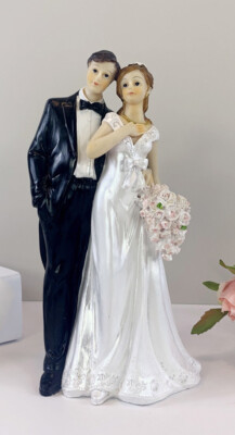 Stunning Wedding Cake Toppers Figurine Bride Groom Marriage Gift Topper