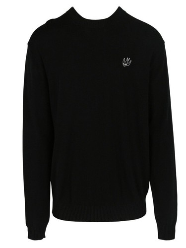 Pre-owned Mcq By Alexander Mcqueen Crewneck Sweater Black Size Xl. $380.