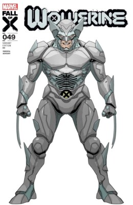 Wolverine #49 Yu Adamantium Armor Design Variant Marvel 2024 NM+