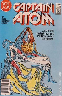 Captain Atom Canadian Price Variant #8 FN 1987 Stock Image