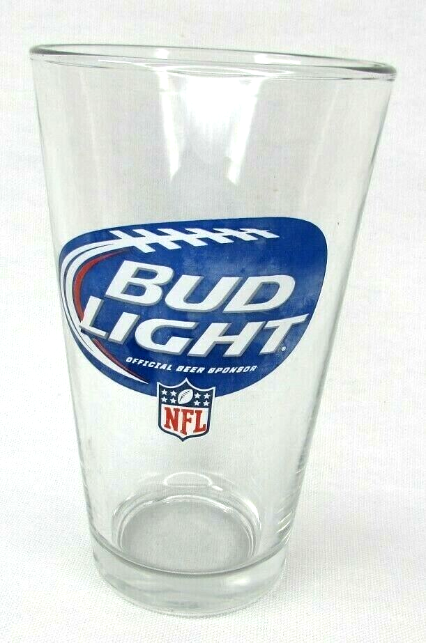 BUD LIGHT &アメフトNFLアメリカヴィンテージ　Beerビールグラス BUD LIGHT &アメフトNFLアメリカヴィンテージBeerビールグラス