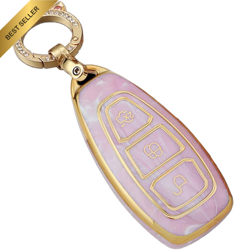 Tie-Dye TPU Car Key Fob Cover Fit for Ford Transit Custom Mondeo Fiesta Kuga ST
