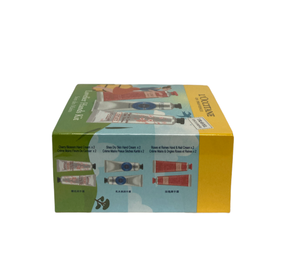 L'Occitane En Provence Lovelier Hands Kit Travel Exclusive (6 pcs) New Sealed