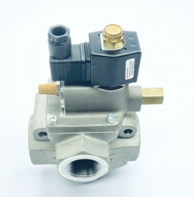 NEW HERION 8026887 HYDRAULIC VALVE W/ NORGREN 120V SOLENOID 30-150 psi SET