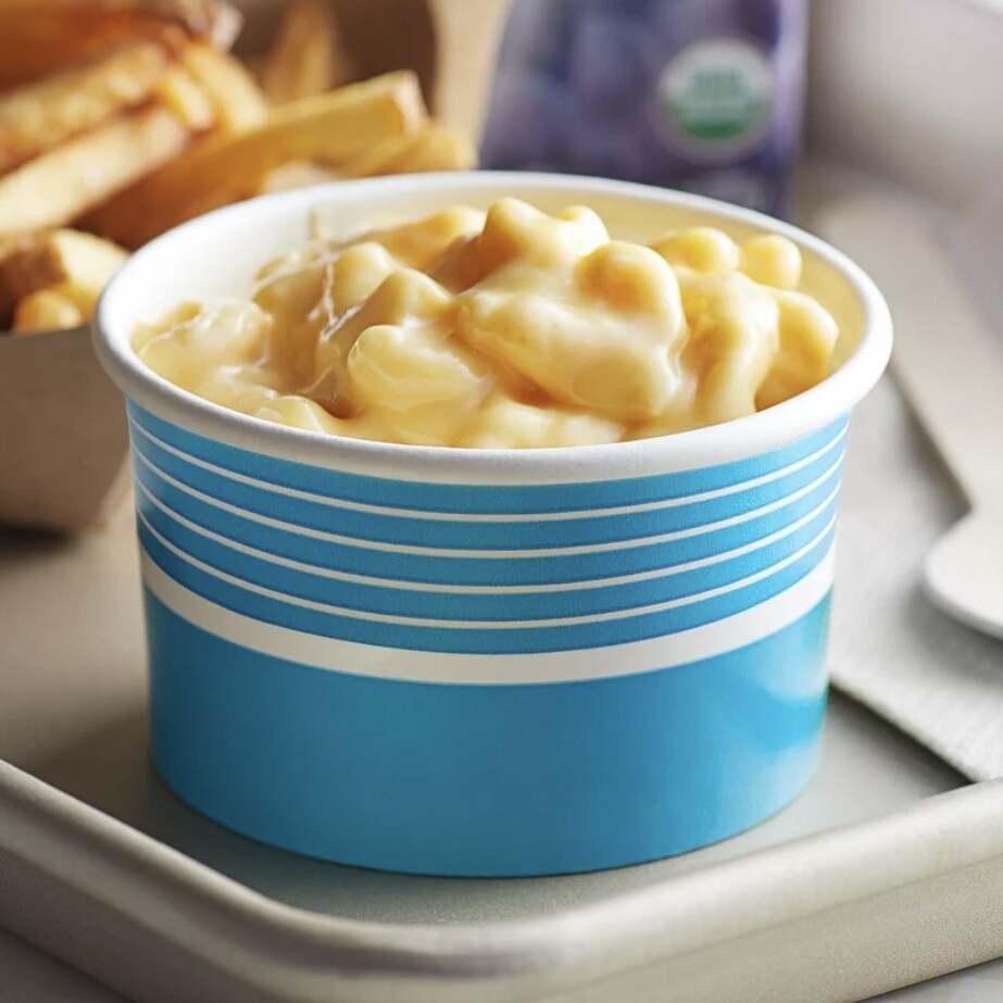 6 oz Ice Cream Paper Cups, Sundae Dessert Bowls, Yogurt Food Cup