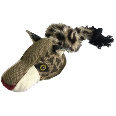Safari Animal Toy with Ropes for dogs