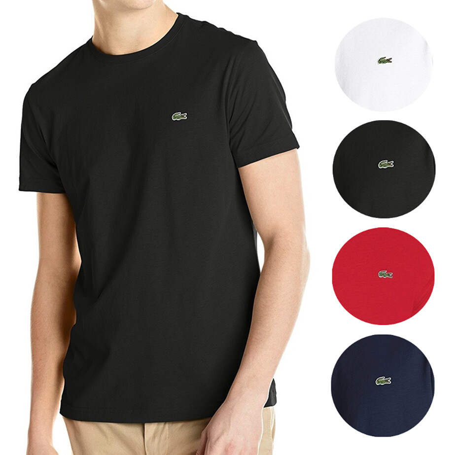 【送料&関税込】Lacoste Pima Cotton T-shirt Lacoste Pima Cotton Short Sleeve V-Neck T-Shirt | Dillard's