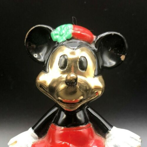 Heavy Brass Minnie Mouse Figurine Paperweight Disney Threaded Hole Replacement
