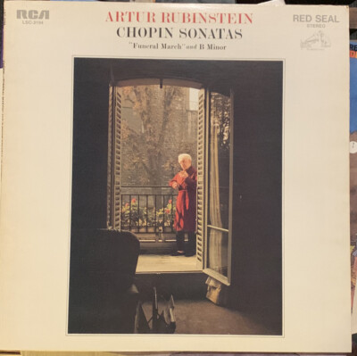 Arthur Rubinstein-Chopin Sonatas-Funeral March-RCA Red Seal Vinyl-LSC-3194 NM/EX