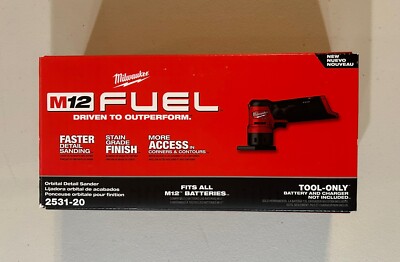 Milwaukee M12 FUEL 12Volt Lithium-Ion Cordless Orbital Detail Sander (Tool-Only)