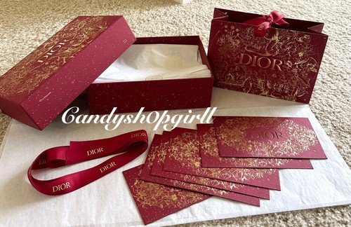 CHRISTIAN DIOR vipギフトボックス 赤 DIOR 2024 Lunar New Year Limited Edition Empty Red Gift Box