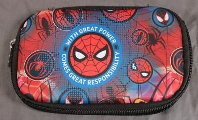 Spiderman Hard Shell Molded Zippered Pencil Case, Spider-Man Molded Pencil Case