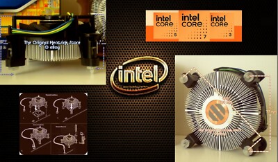 Desktop P C Cooling Fan for Core i7 Intel 4000 3000 2000 Series Processor-CPU