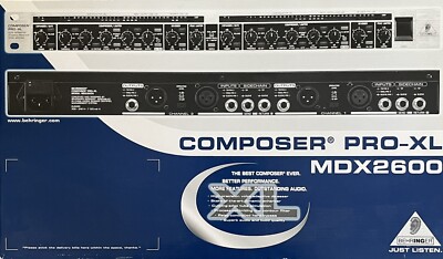 Behringer Composer Pro-XL MDX2600 Audio Interactive Dynamics Processor