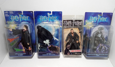 NEW LOT  4 Harry Potter Figures Werewolf Lupin Dementor Fenrir 2003 Mattel Neca