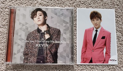 U-KISS Kevin Japan Single Album Make Me Out Of My Life CD DVD + Official Photo