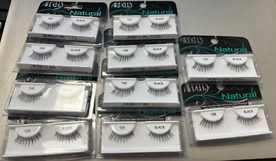 10 pairs  Ardell Natural 135 False Lashes Ardell Black Eyelashes