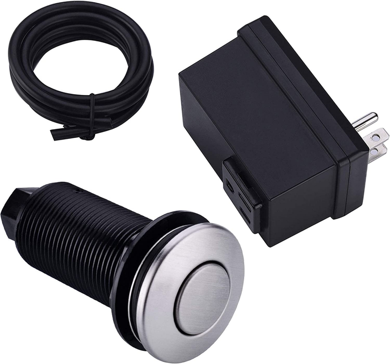 BESTILL Sink Top Garbage Disposal Air Switch Kit LONG/3.4", 