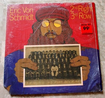 Eric Von Schmidt 2nd Right 1972 LP Vinyl EX Nice In Shrink & Inserts  PYS-5705